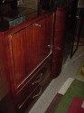 rosewood secretary storage cabinet