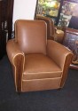 French leather club chairs