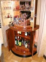English double deck rounded bar