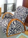 Lounge chair with unique Giraffe print