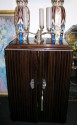 dark mahogany cabinet