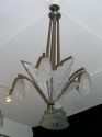 Wonderful Degue modernist chandelier