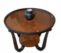 French Black Lacquer Coffee Table