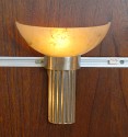 Two torch shaped sconces