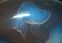 Sabino Opalescent Glass Bowl with Fish