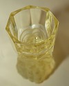 Yellow Czech drinking Glass