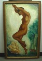 Nude Dancer (Josephine Baker) Oil on Canvas painting