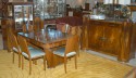 French walnut dining room suite