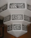 American Art Deco Ceiling Light