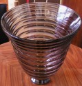 Daum Beehive Shaped Art Deco Vase