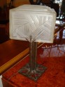 Sabino Glass and French Iron Table lamp