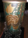 Rare Dinandrie Vase with Bronze  French Art Deco