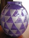 Degue Signed Degue Purple Vase