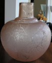 Pink Daum Nancy Art Deco  Vase