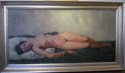 Cesar Vicol. French Artist Nude painting