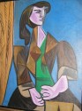 Bernard Glasgow American Art Deco cubist painting