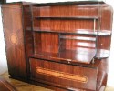French Streamline Desk and Bookcase Set