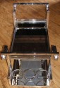 Art Deco Chrome Glass Bar Cart