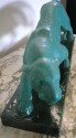 French Art Deco Ceramic Jaguar Sculpture