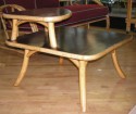 Bamboo Lounge Suite -end table side view