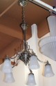 elegant French modernist chandelier
