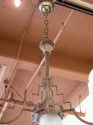 elegant French modernist chandelier