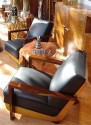 pair of French deco chairs