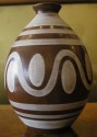 1930s Brown Boch Vase