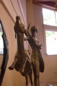 French Statue of Woman with Stag