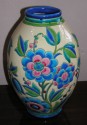 Pink and Blue Boch Keramis Vase