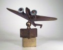 Bronze Art Deco Small Sculpture /Airplane