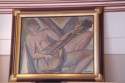 Woman Playing Guitar by Lagneau