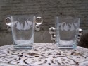 Pair of Rare Modernist Glass Vases