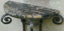 Iron and Marble Console