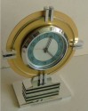 French Deco Clock by T Bourdeau