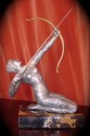 Ravishing 1930s Art Deco Siren with Bow Statue - Signed by Limousin