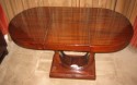 Gorgeous Mahogany Oval Entry Table with Leaf