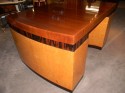 1886bFrench Art Deco Professional  Desk by Michel Dufet side