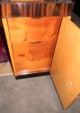 1886bFrench Art Deco Professional  Desk by Michel Dufet side drawers