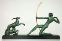 French ART DECO Diane The Huntress SCULPTURE by URIANO
