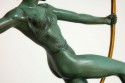 French ART DECO Diane The Huntress SCULPTURE by URIANO
