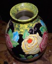Unusual Boch Catteau Era Ceramic Vase