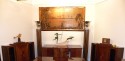 Spectacular Four Piece Art Deco Mahogany Desk Suite 