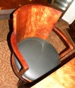 Spectacular Four Piece Art Deco Mahogany Desk Suite  chair