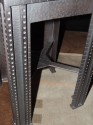 art deco Hand Wrought Iron Table with Tiles detail