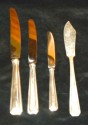 Classic Art Deco Complete Set of Silverware In fitted box knifes