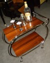 Art Deco Rolling Bar Cart