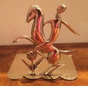 Art Deco Bookends by Hagenauer made in Austria