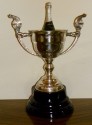 1930's Silver-plate large Trophy Love Cup champagne