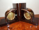 Art Deco Crystal Ball Bookends